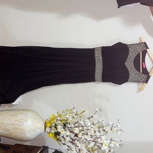 Black long dress